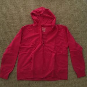 Hanes Comfort Blend Hot Pink Zip Up Hoodie