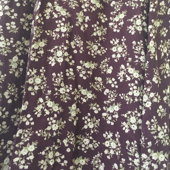 Sarah chapman long printed skirt button front - Picture 2 of 3