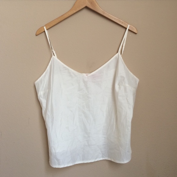 XL Elle Silky Basic Creme Cami