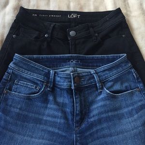 2 pairs of Ann Taylor Loft jeans
