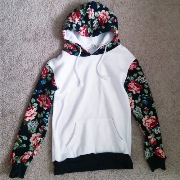 Floral hoodie