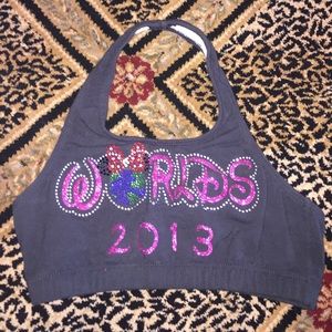 Worlds 2013 halter sports bra