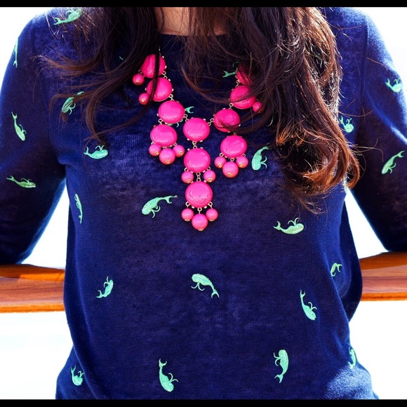 J Crew Linen Tippi Whale Sweater