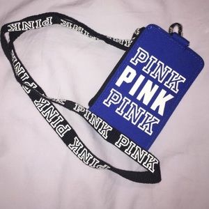 Pink vs lanyard/ID Case