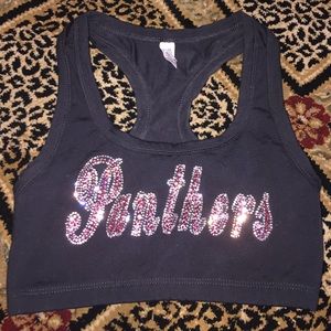 Panthers sports bra