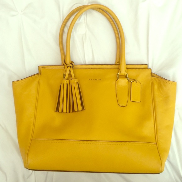 Beautiful Yellow Coach Bag