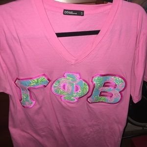 Gamma Phi Beta sorority letters