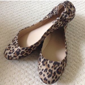 Cheetah printed shoes