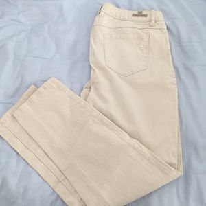 LC Lauren Conrad light wash khakis