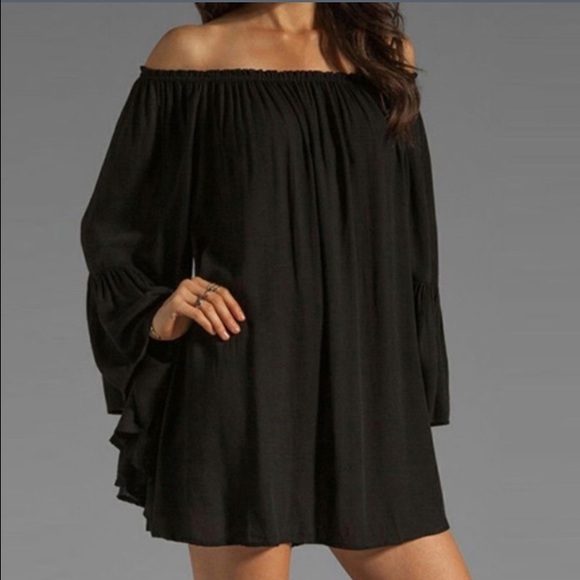 For Love and Lemons Dresses & Skirts - Black boho strapless dress - brand new 👗