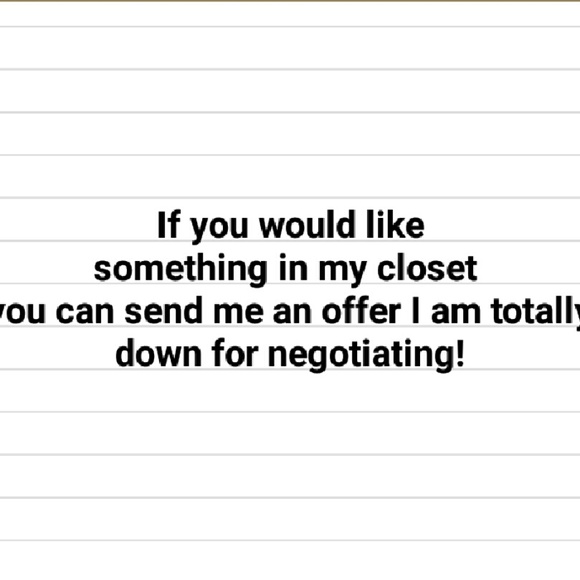 I am up for new offers!