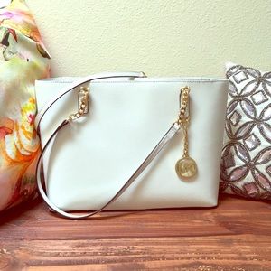 White Michael Kors Tote