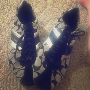 Coach tennis shoes.
