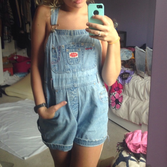 Denim overalls