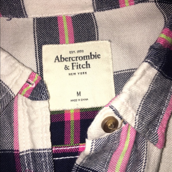Abercrombie Flannel. Size Medium. - Picture 2 of 3
