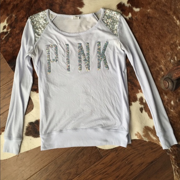 PINK Victoria's Secret sparkly top - Picture 1 of 3
