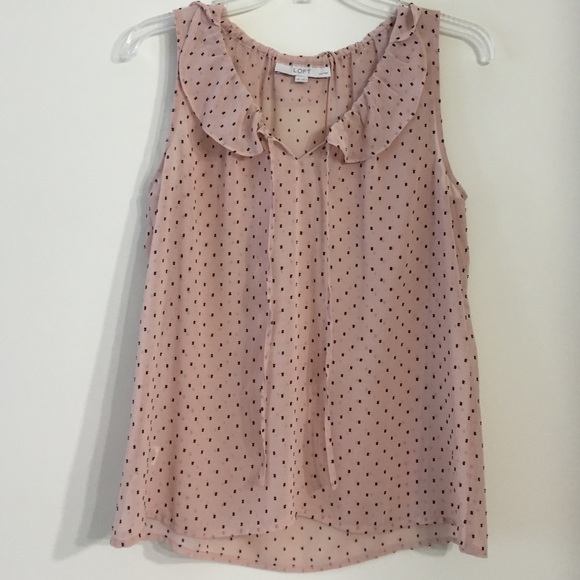 Loft Sheer Sleeveless Top