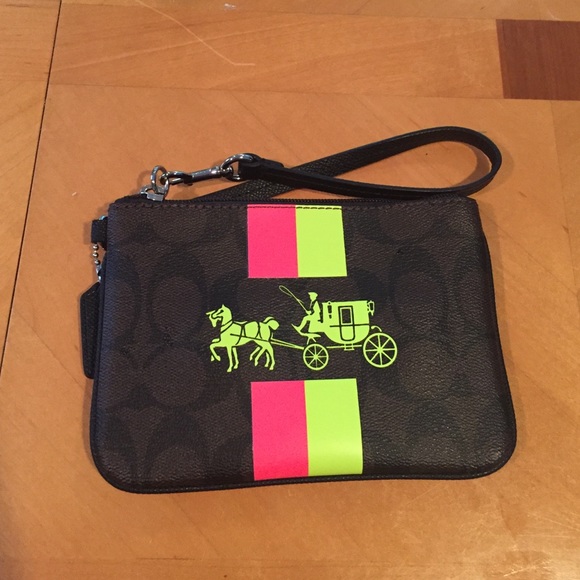 Coach small wristlet