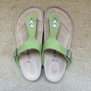 Green Gizeh Birkenstock