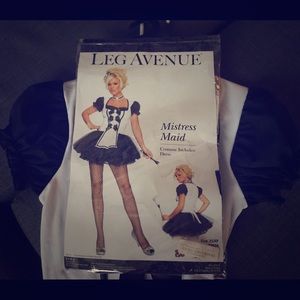 French maid costume with accessories