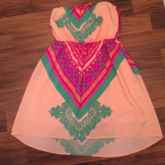 Strapless fun party dress