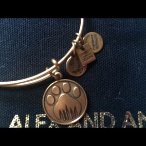 Alex and Ani Charity Paw Print bracelet
