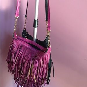 2 for 1! Long Strapped Fringe bags*