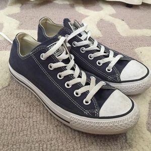 Gently Used Navy Converse