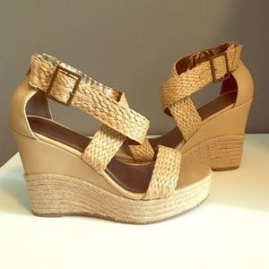 Barely worn tan heels