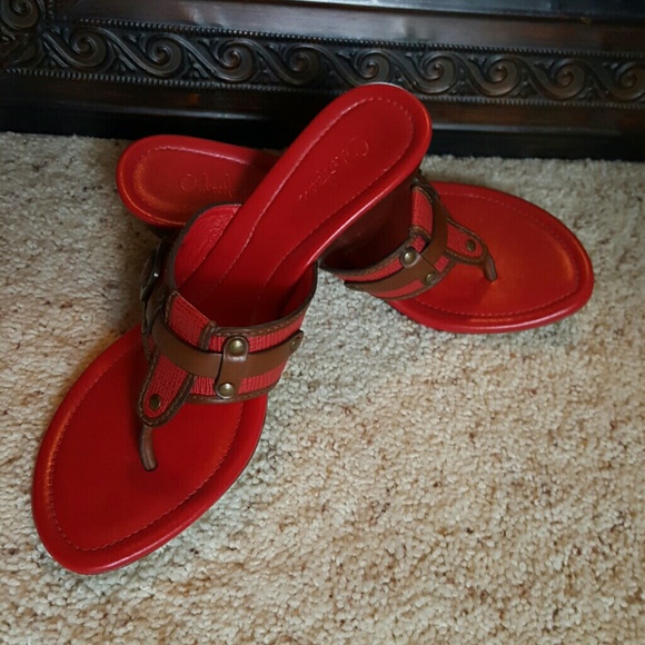 Cole Hann wedge sandal size 8.5