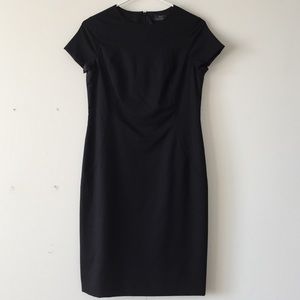 Brooks Brothers Black Professional Shift Dress