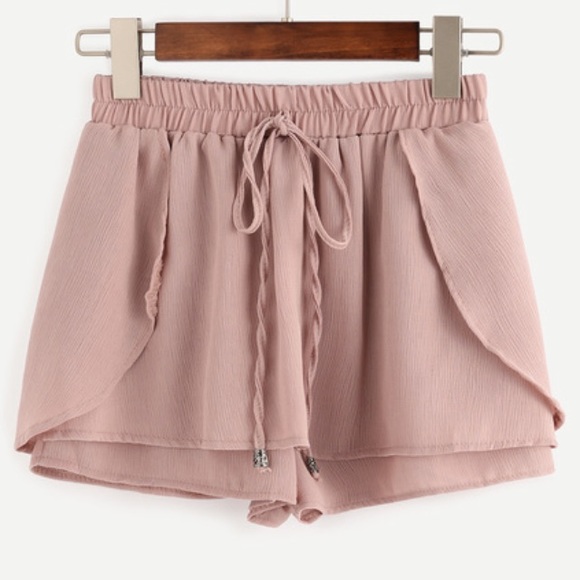 Flowy rusty pink shorts