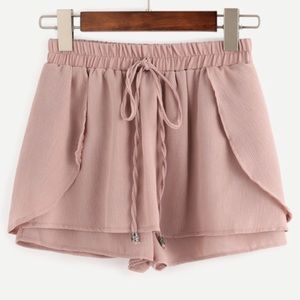 Flowy rusty pink shorts
