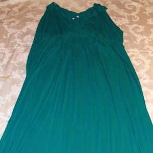 Turquoise maxi dress