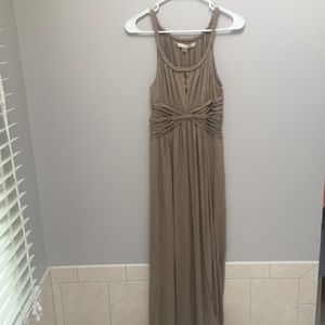 Taupe maxi dress by Max Studios
