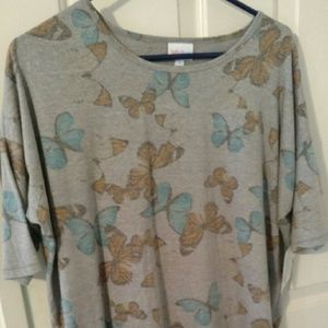 S LulaRoe Butterflies Irma BNWT
