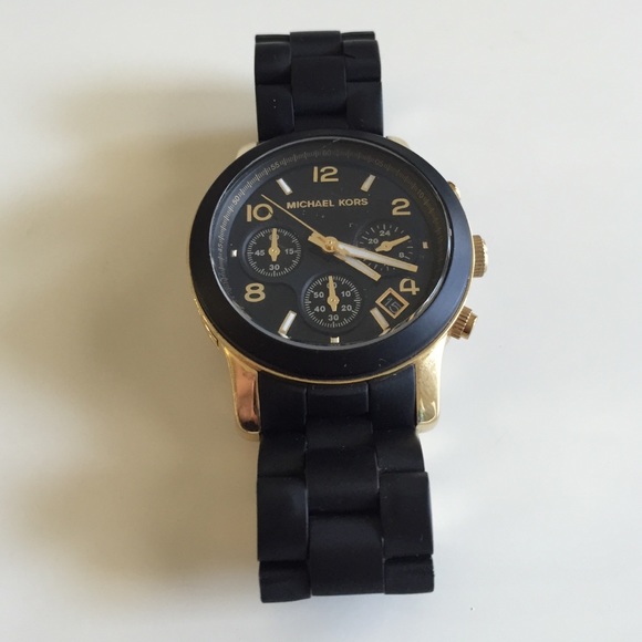 Michael Kors Black Catwalk Chronograph Watch