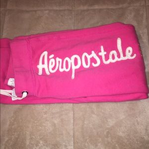 Pink Aeropostale sweatpants