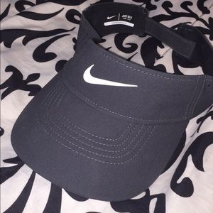 Grey Nike visor