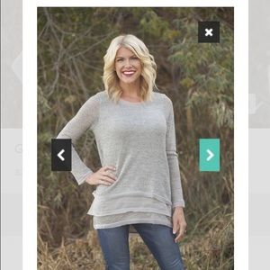 Chiffon Lined Sweater
