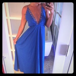 Royal Blue maxi Dress