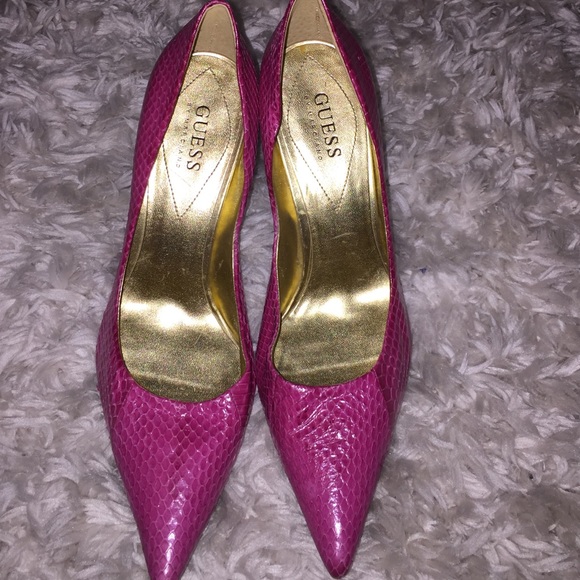 Guess pink heels