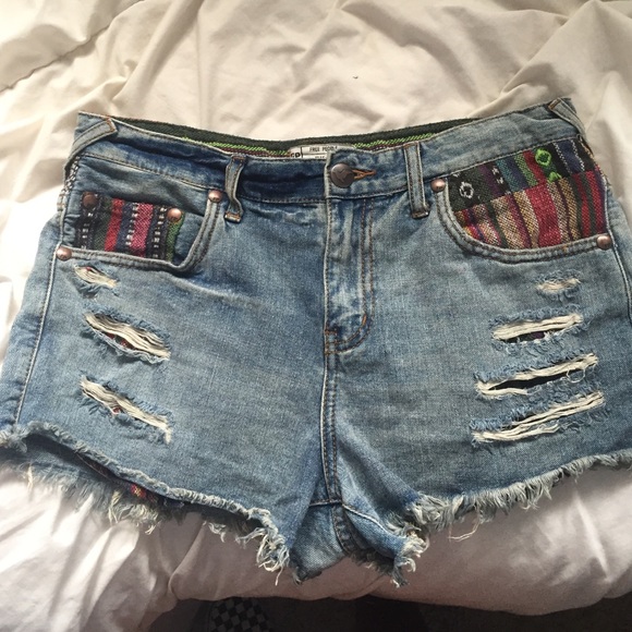 Free People High Waisted Shorts