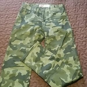 Boys camo jeans