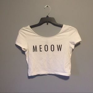 Meoow crop top