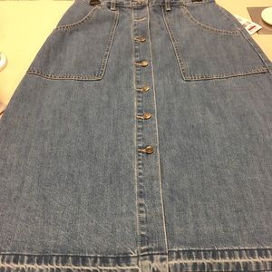 💐Free People Denim Skirt