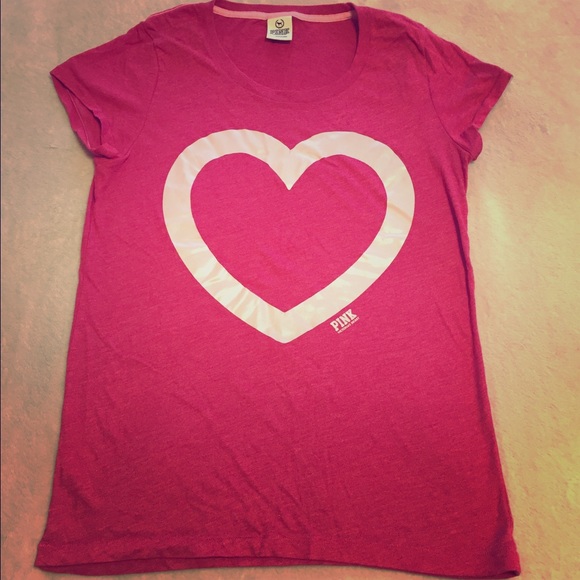 Victoria's Secret Pink Heart T-Shirt