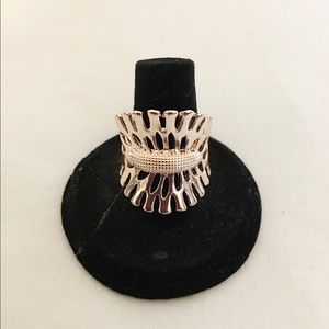 Rose Gold Statement Ring sz 10