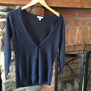 New York & Company cardigan sz Medium denim color