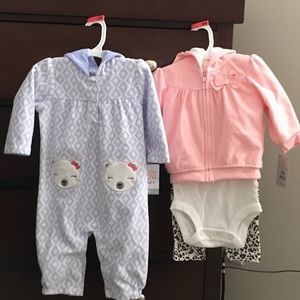 Carter's- Bundle of 2 sets Baby Girl - 6 Months